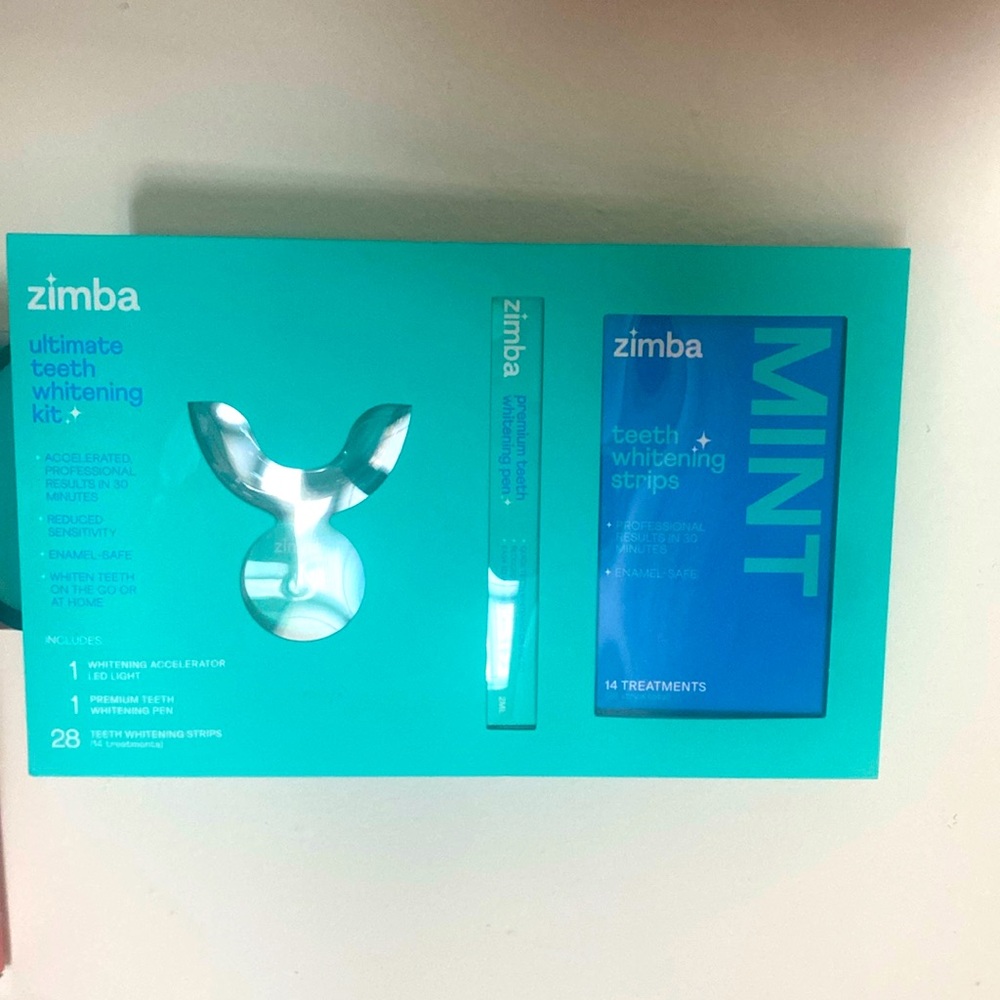 New Zimba Ultimate teeth whitening kit